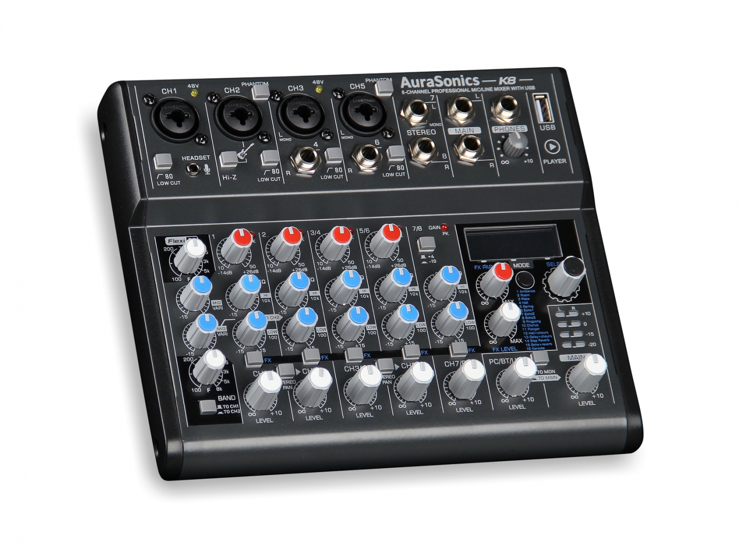 AuraSonics K8 компактный микшерный пульт в Чувашии