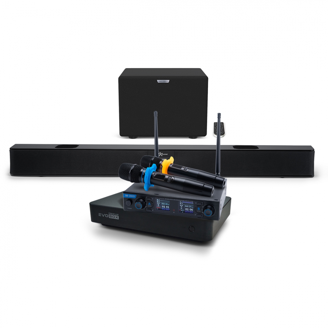 Hi-End караоке-система EVOBOX Premium + EvoSoundBar (саундбар с караоке) в Чувашии