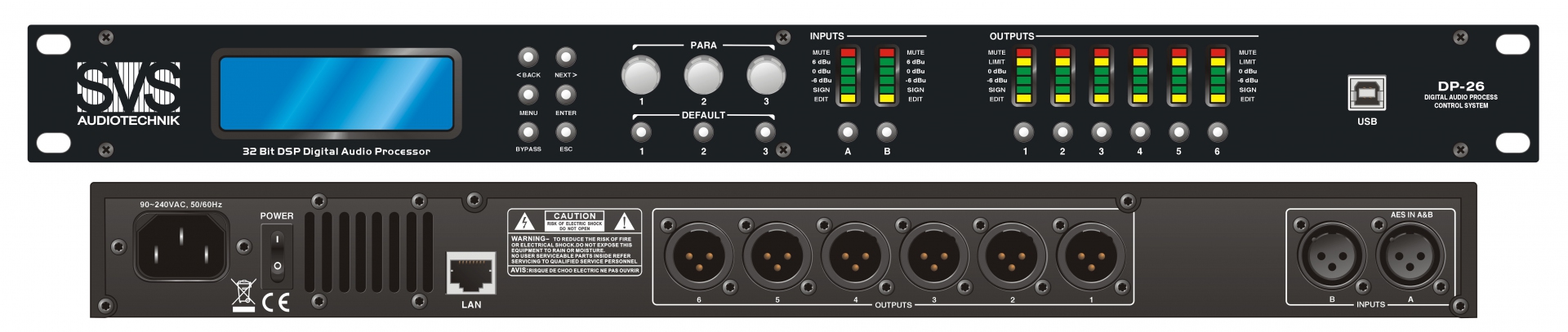 SVS Audiotechnik DP-26 Цифровой процессор: 2 входа 6 выходов в Чувашии