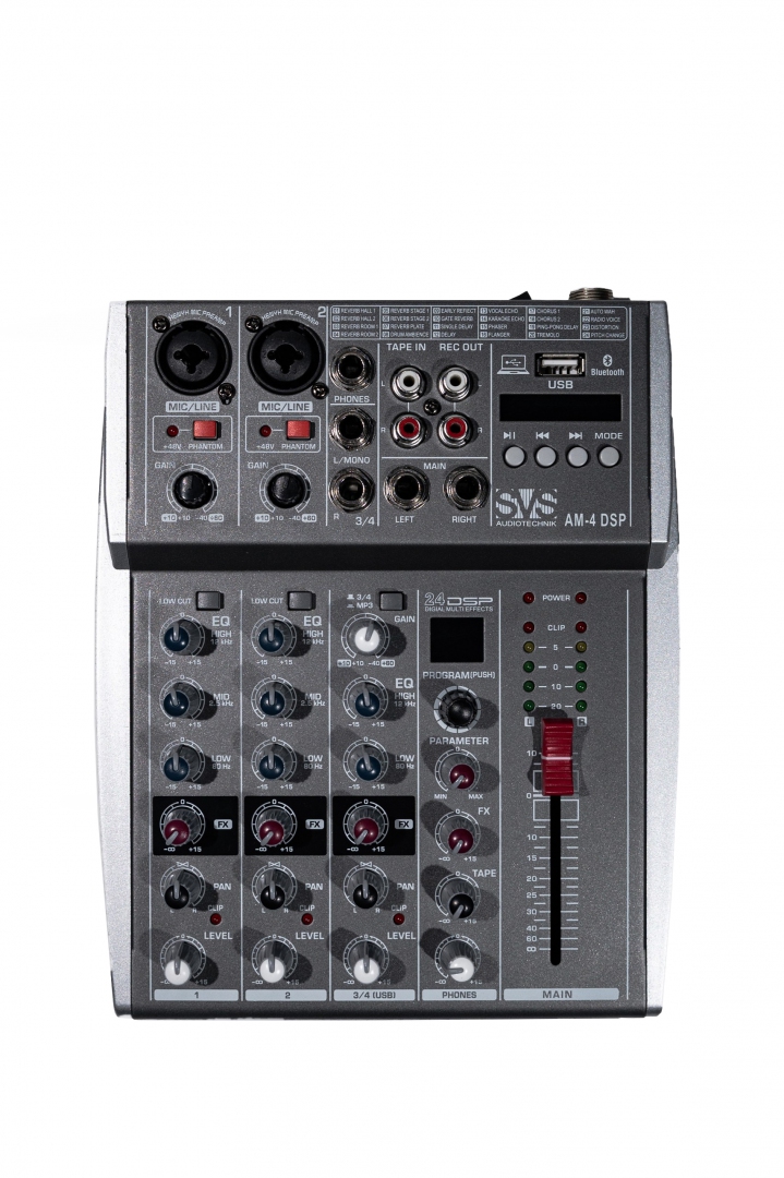 SVS Audiotechnik mixers AM-4 DSP Аналоговый микшерный пульт, 4-канала в Чувашии