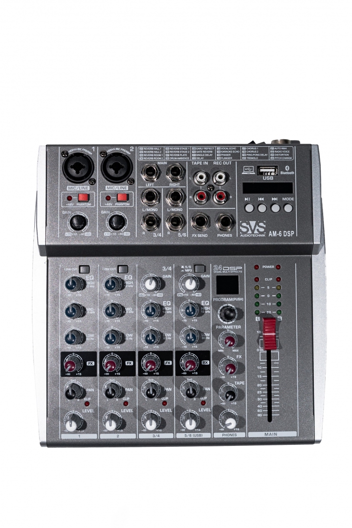 SVS Audiotechnik mixers AM-6 DSP Микшерный пульт аналоговый, 6-канальный SVS Audiotechnik mixers в Чувашии